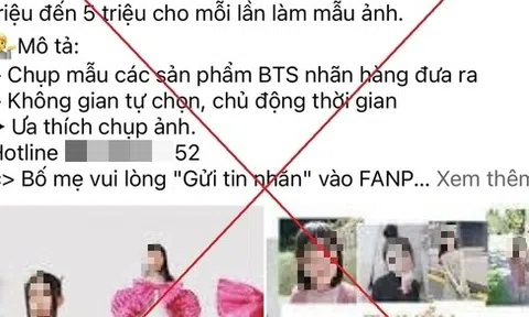 Sập bẫy tuyển mẫu nhí trên mạng, người mẹ ở Bình Dương bị lừa hơn 700 triệu đồng