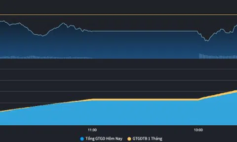 Sắc đỏ bao phủ, VN-Index lình xình quanh vùng 1.23x