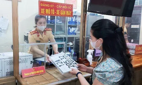 Cấp lại biển số định danh, xe máy phải cùng dung tích xi lanh?
