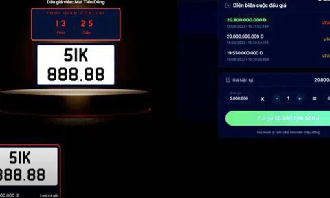 Danh sách 36 biển số ô tô “siêu đẹp” sẽ được đưa ra đấu giá tiếp theo