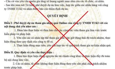 Bộ Công Thương cảnh báo về văn bản giả mạo