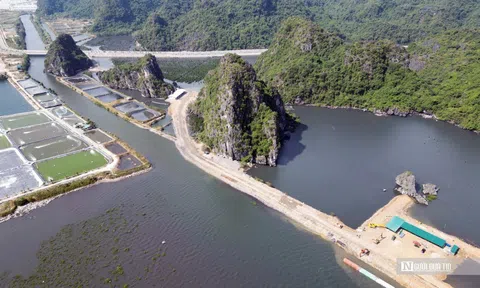 Yêu cầu dừng thi công tuyến đường vào dự án lấn biển vịnh Hạ Long