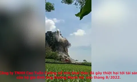 Tính mạng người dân như “trứng treo đầu gậy” dưới chân mỏ đá