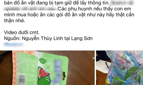 Xôn xao thông tin kẹo bán ở cổng trường chứa chất ma túy, Công an tỉnh Lạng Sơn nói gì?