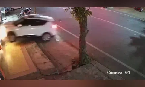 Clip: Tông trúng người giao hàng, đôi nam nữ bỏ chạy khỏi hiện trường