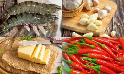 Đãi cả nhà bằng món tôm sốt bơ tỏi ngon ngọt, vô cùng hao cơm
