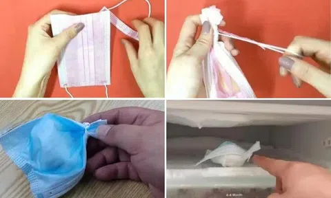 Đặt khẩu trang vào tủ lạnh: Lợi ích tuyệt vời, không biết thật phí