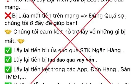 Nhờ "luật sư" thu hồi tiền lừa đảo, người phụ nữ tiếp tục bị lừa tiền