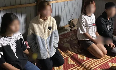 Bắt quả tang nhóm nam nữ thanh niên tụ tập chơi ma túy ở Gia Lai