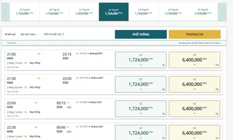 Tăng cường hơn 2.000 chuyến bay đêm, nỗ lực “hạ nhiệt” giá vé máy bay