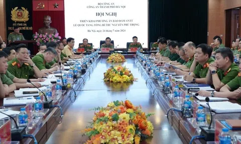 Bảo đảm tuyệt đối an ninh, trật tự Lễ Quốc tang Tổng Bí thư Nguyễn Phú Trọng