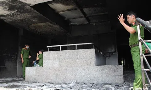 Cháy chung cư Carina Plaza: Bắt đầu kiểm định kết cấu tầng hầm