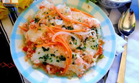 Bánh đúc ruốc tôm no bụng cho bữa sáng