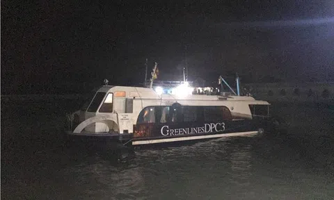 Cận cảnh trục vớt tàu cao tốc triệu đô chìm ở Cần Giờ