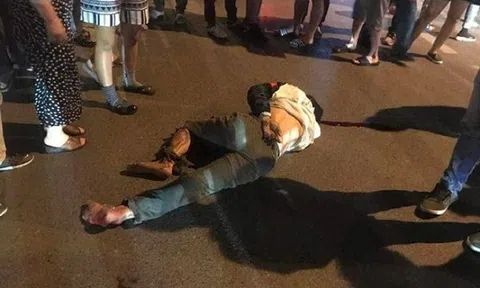 Thông tin mới vụ ô tô tông xe máy, kéo lê trên đường