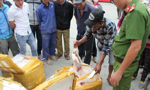 Huế: Phát hiện hơn 400kg thịt heo thối không rõ nguồn gốc
