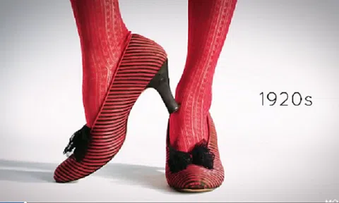 Sự thay đổi \'chóng mặt\' của giày cao gót qua 100 năm