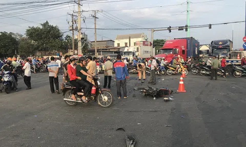 Bảo vệ bị xe ben cán chết, để lại 2 con nhỏ