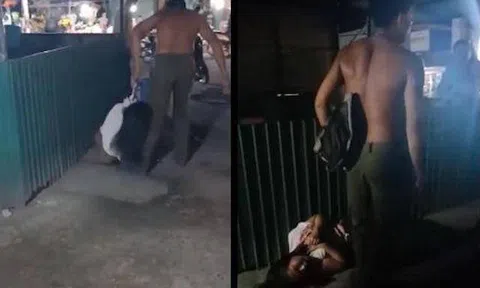 “Chồng đánh vợ rồi cột dây vào cổ kéo lê giữa chợ”: Người chồng nói gì?