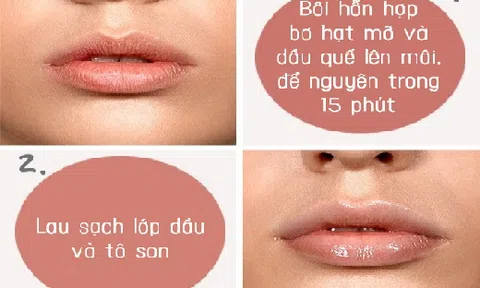 6 cách trang điểm hô biến đôi môi trông căng mọng 