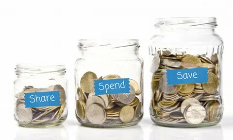 4 cách dạy con dùng tiền