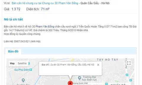 Nhà ở xã hội vẫn bị rao bán, giá chênh hàng trăm triệu đồng