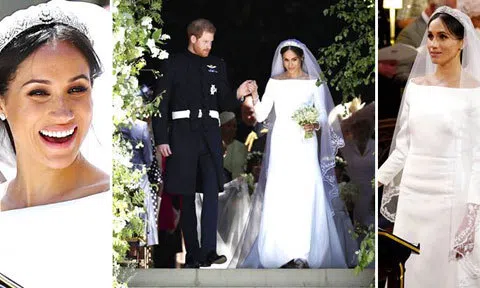 Vì sao \"cô dâu hoàng gia\" Meghan Markle chọn váy cưới Givenchy trong ngày trọng đại?