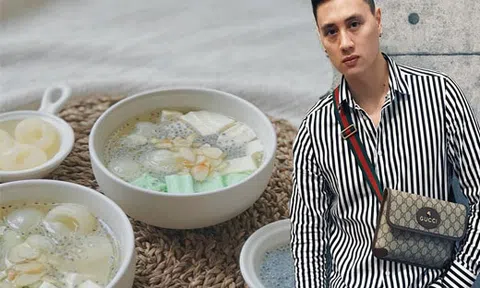 Học ông bố “soái ca” Kiên Hoàng làm món chè khúc bạch giải khát mùa hè 