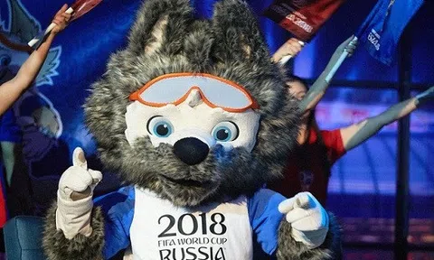 Chú sói Zabivaka - linh vật World Cup 2018 tại Nga