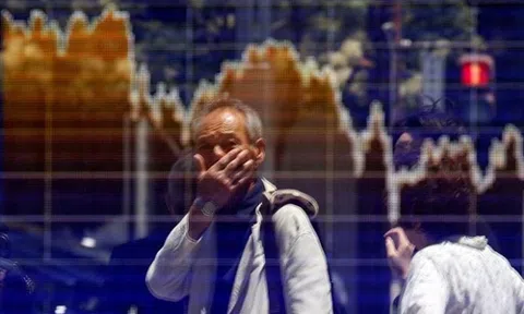 Chứng khoán châu Á lao dốc theo Mỹ