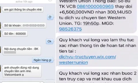 Techcombank cảnh báo thủ đoạn chiếm đoạt tiền qua kênh Western Union giả mạo