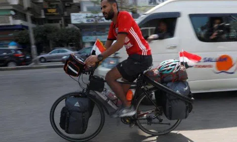 CĐV Ai Cập đạp xe hơn 5.000km để tới Nga xem World Cup 2018