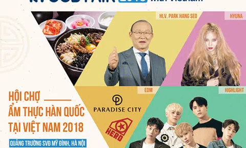 Lễ hội ẩm thực Hàn Quốc được mong chờ nhất năm 2018 khai mạc tại Hà Nội 