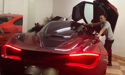 Cường Đô La bất ngờ xuất hiện cùng McLaren 720S