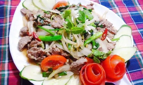 Cách xào thịt bê cùng cần tỏi đơn giản đến bất ngờ