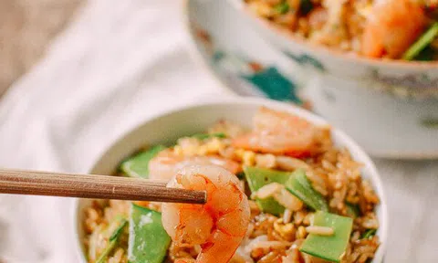 Cơm rang tôm trứng ngon hết sẩy đảm bảo ăn là ghiền