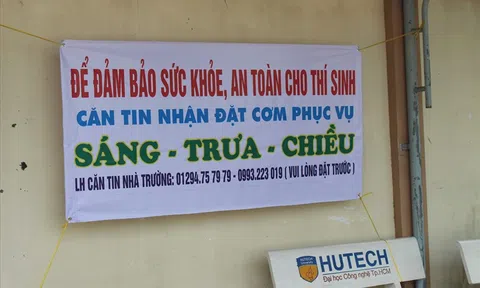 Long An: Hàng ngàn suất ăn miễn phí cho thí sinh nghèo