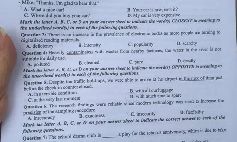 Bài giải đề thi Tiếng Anh THPT quốc gia 2018 – Mã đề 424