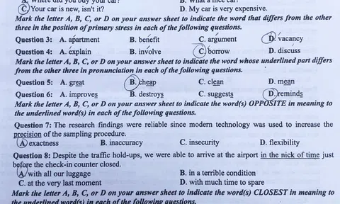 Bài giải đề thi Tiếng Anh THPT quốc gia 2018 – Mã đề 402