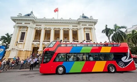 Sắp có tuyến xe buýt hai tầng chạy buổi đêm ngắm Hà Nội