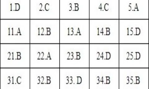 Bài giải môn Lịch sử kỳ thi THPT quốc gia 2018 – Mã đề 308