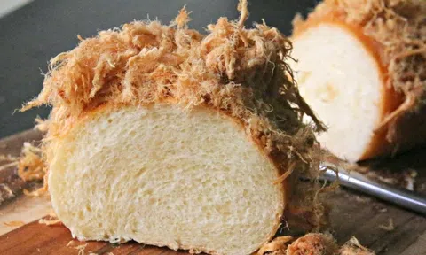 Chia sẻ cách làm bánh mì chà bông phô mai cho bữa sáng cuối tuần