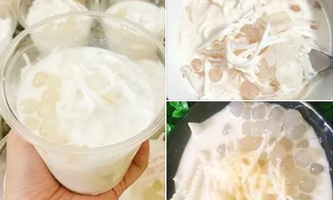 Dừa dầm sốt khắp vỉa hè: Đặc sản Hải Phòng siêu “hot” ở Hà Nội