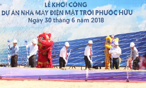 Khởi công nhà máy điện mặt trời 1.200 tỷ tại Ninh Thuận