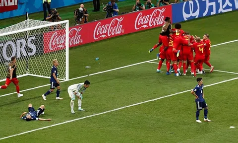 Sau cơn thôi miên, Bỉ ngược dòng vào tứ kết World Cup 2018 ở phút 90+4