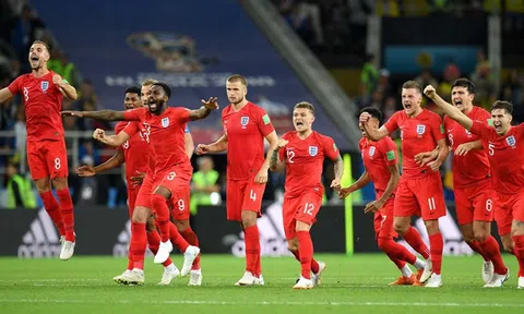 Phá \'lời nguyền\' thất bại trên chấm 11m, tuyển Anh giành vé vào tứ kết World Cup 2018