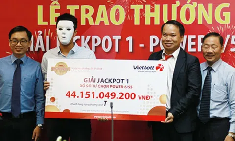 Thợ xây ở Quảng Bình trúng Vietlott hơn 44 tỷ đồng