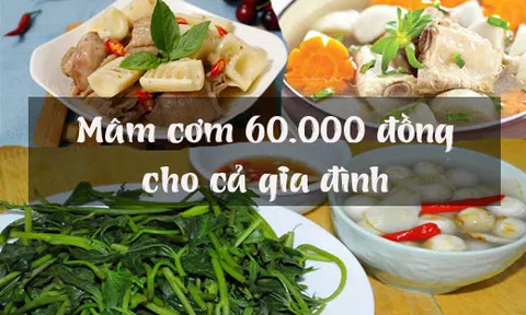 Làm mâm cơm trưa chỉ 60.000 cho cả nhà ăn bổ dưỡng trong ngày hè oi ả