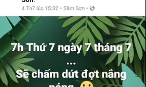 Teen hào hứng với sụ trùng hợp: thứ 7 ngày 7 tháng 7