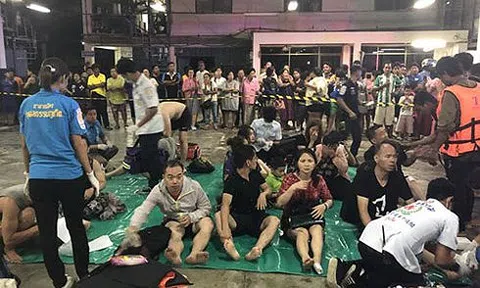 Chìm tàu du lịch ở Thái Lan: 41 người chết và 15 người mất tích